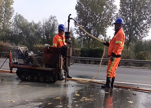 高速公路下沉注浆加固